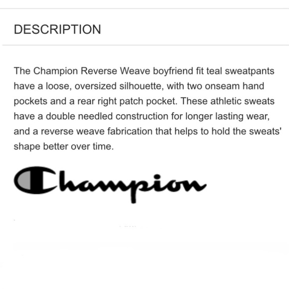 CHAMPION Boyfriend Sweatpants - Picture 3 of 12